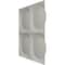 Ekena Millwork 11 7/8in. W x 11 7/8in. H Adonis EnduraWall Decorative 3D Wall Panel Covers 0.98 Sq. Ft. WP12X12ADGBE - alternate 3